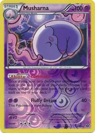 Next Destinies Musharna #59/99 reverse holo